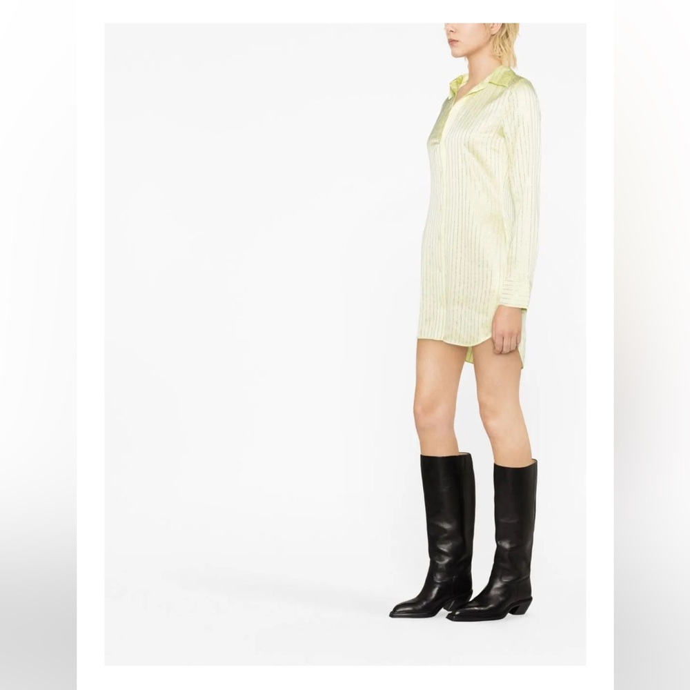Alexander Wang Light Green Button-Down Shirt